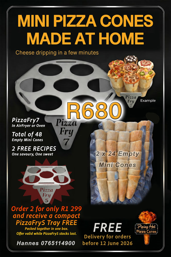 Mini Pizza Cones & PizzaFry5 Gift